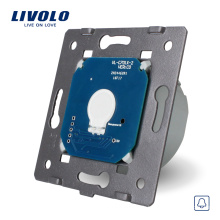 Livolo Fabricant Norme EU 110 ~ 250V La base de l&#39;interrupteur de sonnerie de porte murale à écran tactile VL-C701B